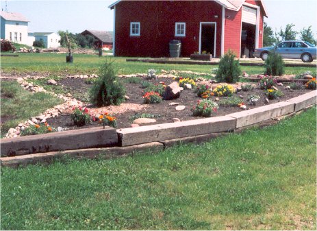 Another view of the 1992 garden project