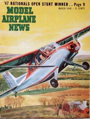 March 1948 Airplane News magazine cover