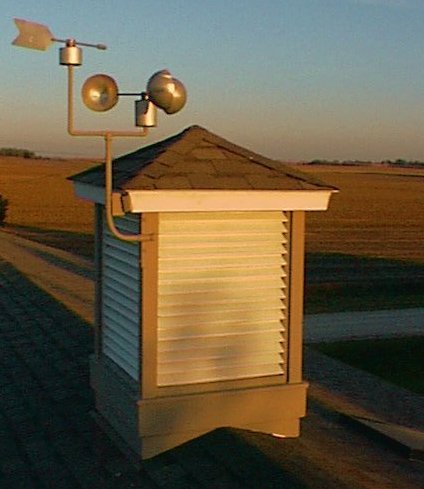 New weather station on cupola