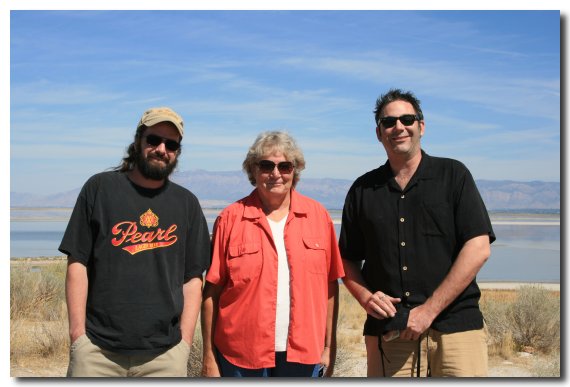 Gary, Sandy, and Brian on Antelope Island