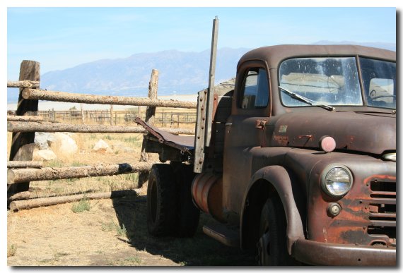Old truck on Fielding Garr Ranch