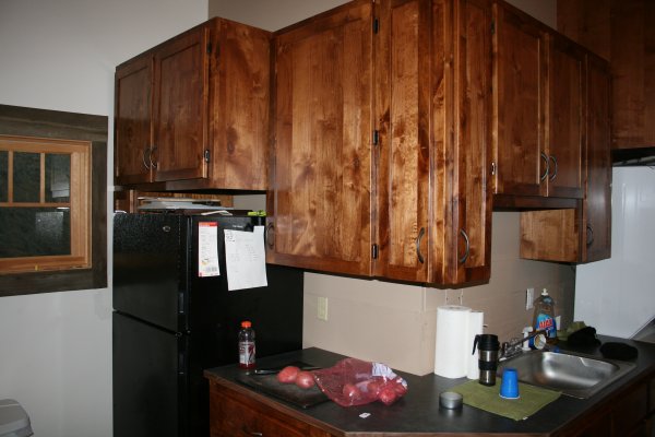 Refrigerator wall cabinets