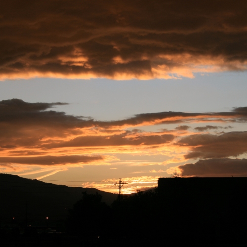 Sunset over Sparks, Nevada