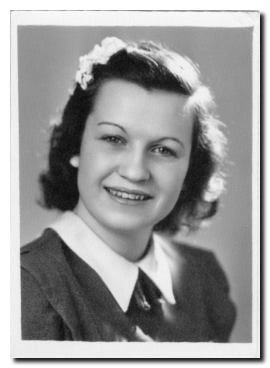 Betty Bevins graduation picture