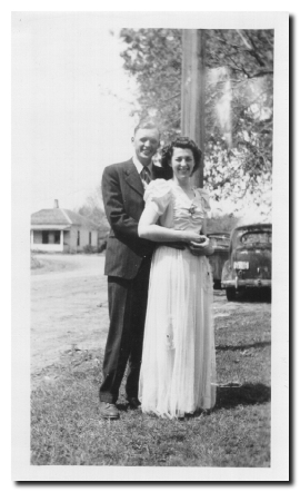Guy and Dorothy Jensen wedding picture