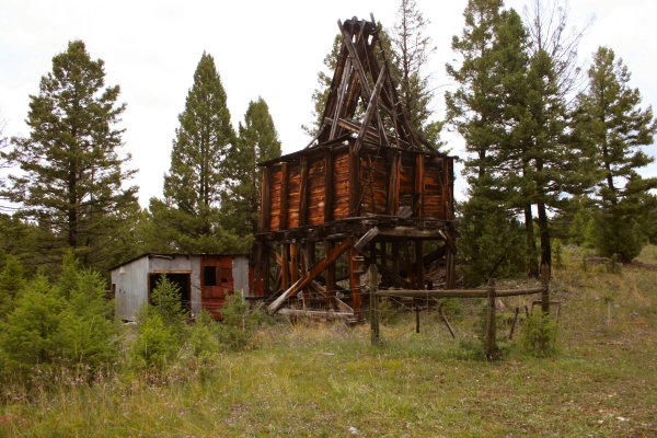 Old mining structure