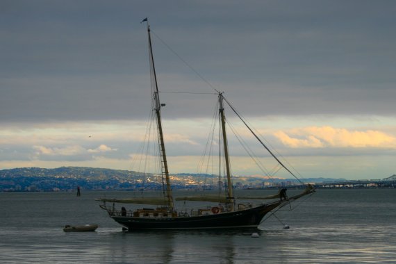 Yacht at Richardson Bay